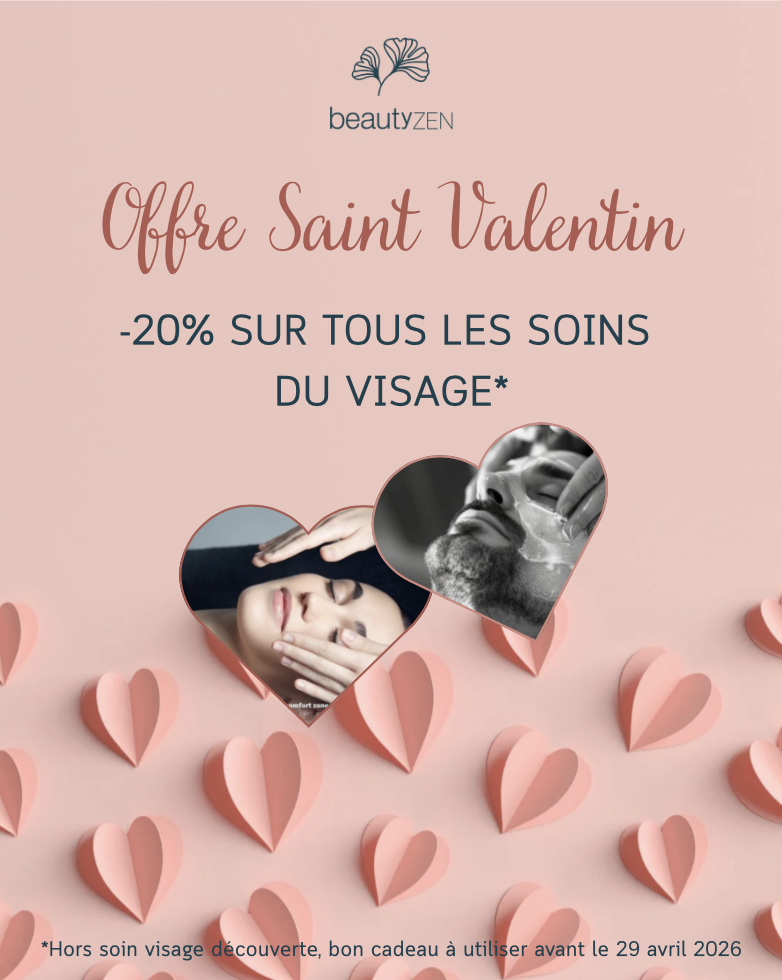 Offre saint valentin remise soin du visage institut de beauté paris 13ème